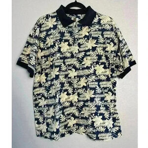Tori Richard Mens Hawaiian Shirt Size S Polo Made In Hawaii Floral
